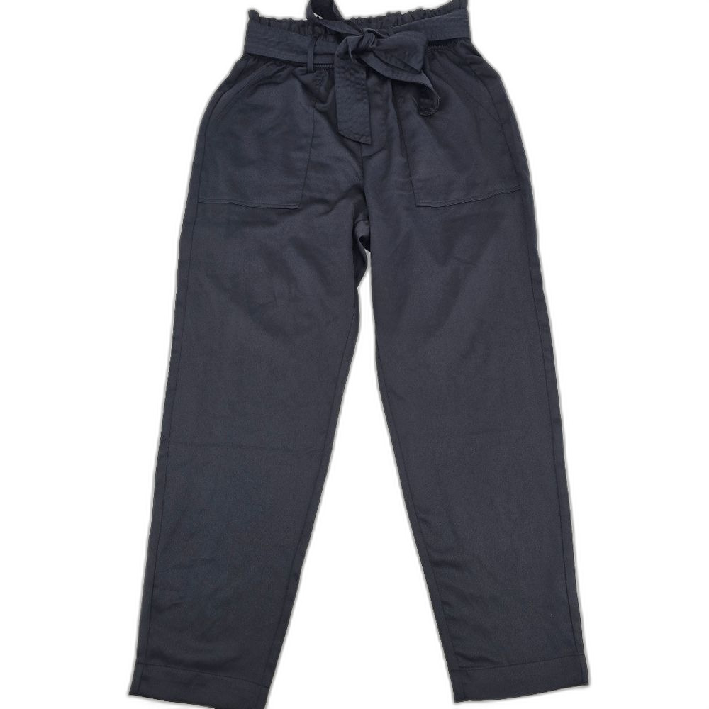 Abercrombie And Fitch Black Paperbag Waist Pants Size M